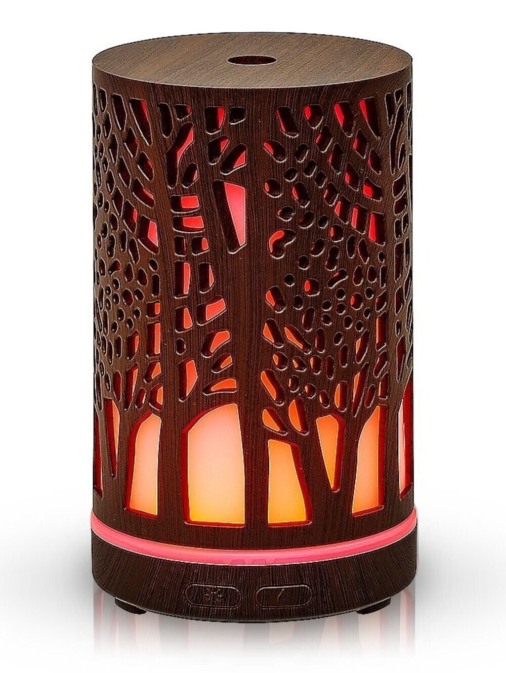 Aromar 100 mL Ultrasonic Forset Wood Essential Oils Diffuser (Walnut)